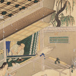 The Craftsmen's Life - Cooper & Tatami Maker | Antique Japanese Wood Block Print