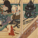 The Craftsmen's Life - Lacquerware Maker | Antique Japanese Wood Block Print
