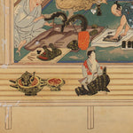 The Craftsmen's Life - Lacquerware Maker | Antique Japanese Wood Block Print