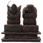 Shrine with Wooden Daikoku and Ebisu