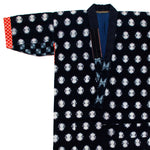Quilted Indigo Kasuri Kimono