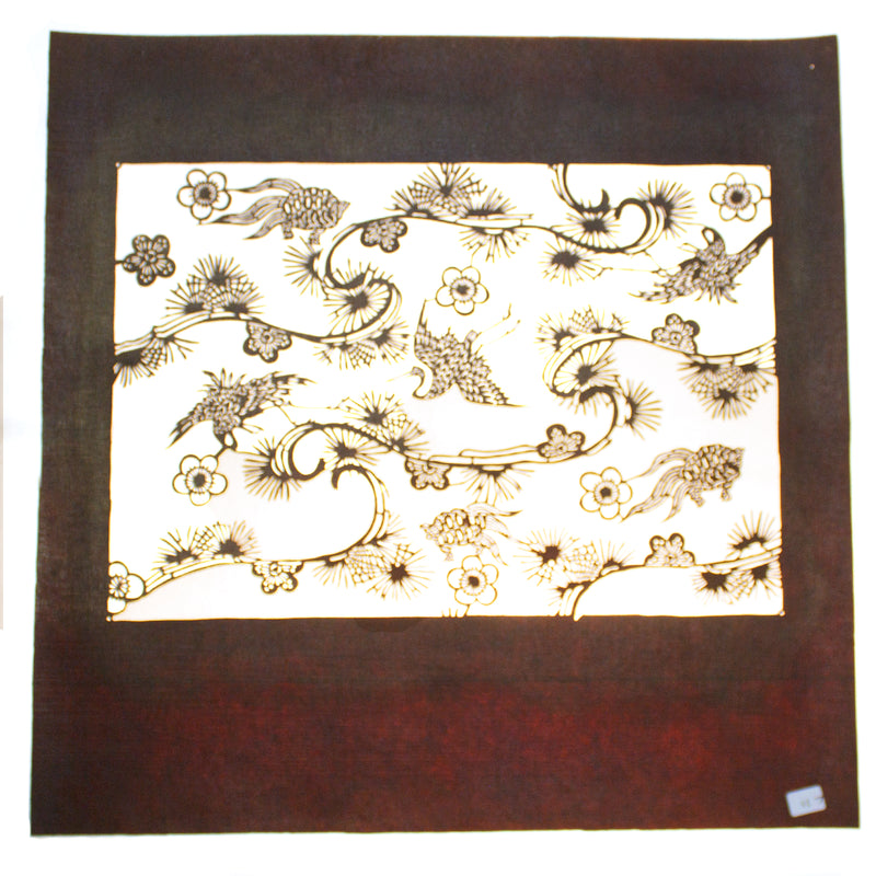 Katagami Japanese Lacquered Paper Stencil