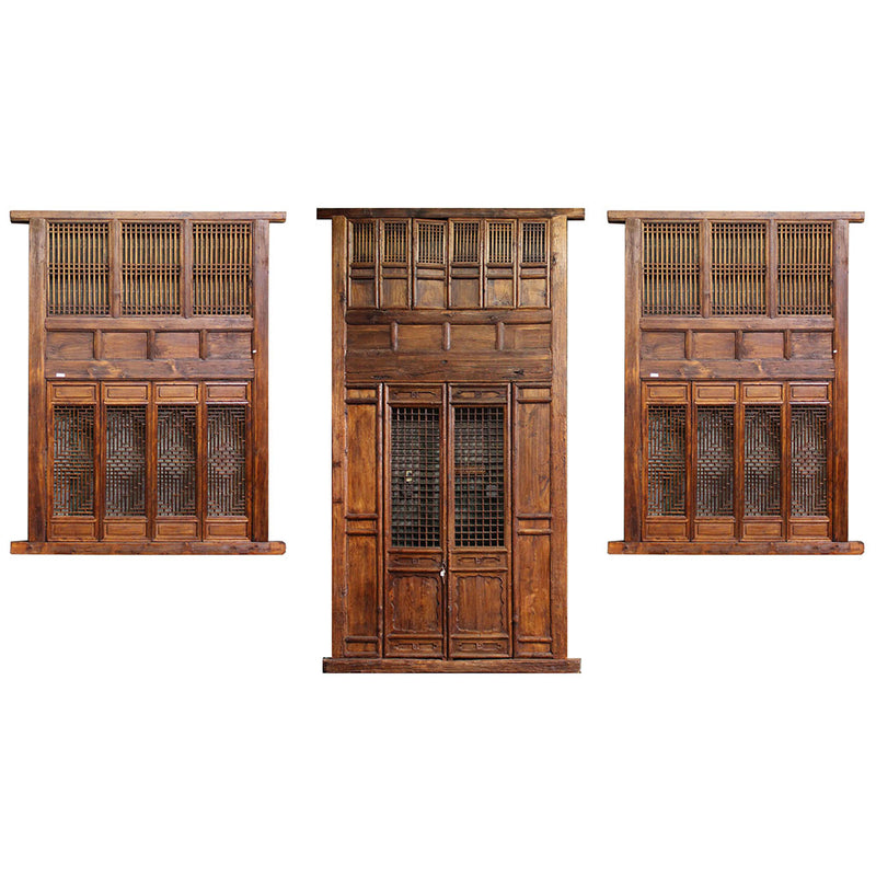 Wooden 19th Century Chinese House facade | Architectural Decor