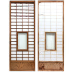 Japanese Shoji Doors with  lower rectangular window