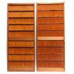 Narrow Sugi Yoshido Doors (Sold Individually) | Japanese Cedar and Bamboo Doors for Summer | Architectural Decor