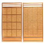 Yoshido Reed Doors | Japanese Cedar, Yoshido Reed and Bamboo Door for Summer | Architectural Decor