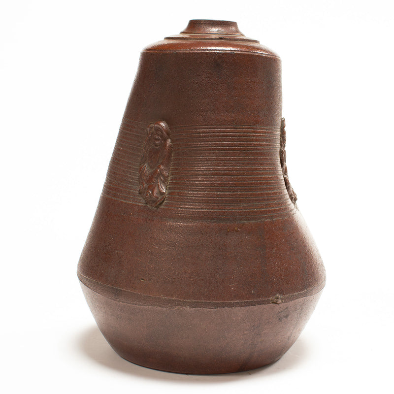 Bizen Jar With Lucky Gods