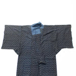 Vintage Japanese Indigo Kasuri Cotton Yogi