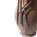 Japanese Antique Karamono Style Bamboo Flower Basket