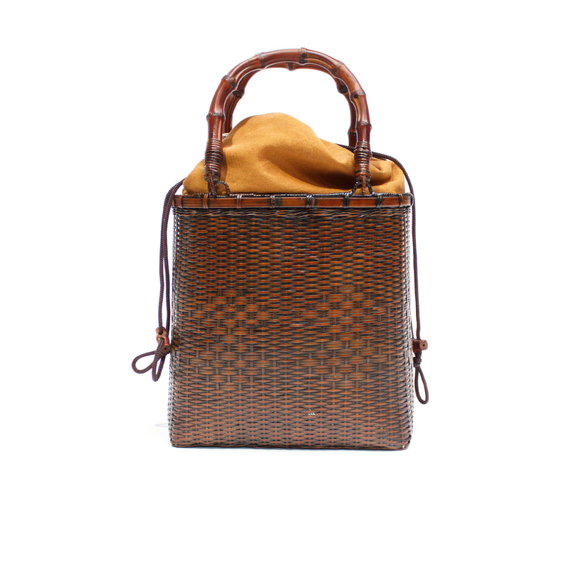 Japanese Bamboo Woven Handbag