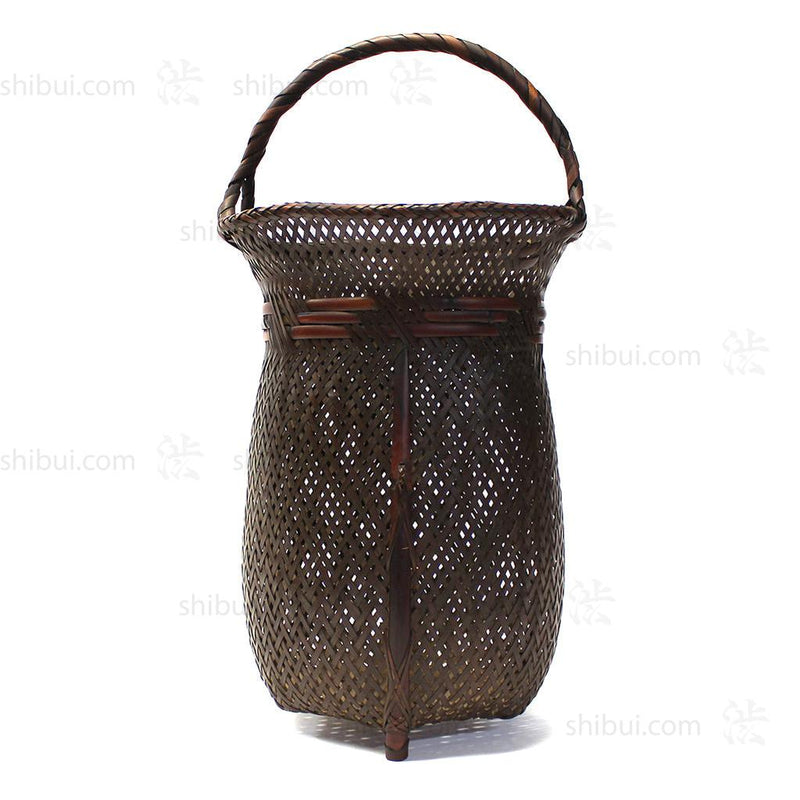 Signed Ikebana Flower basket Shibui Japanese Antiques & Furniture