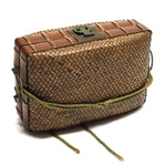 Japanese Antique Bamboo Woven Bento Basket