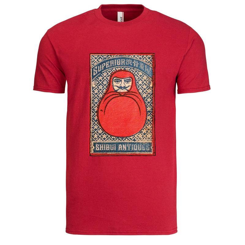 Red "Daruma" Matchbox Cover T-Shirt