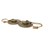 Pair of Japanese Bronze Buddhist Cymbals