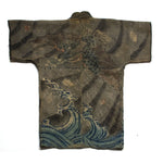 Tsutsugaki Fireman's Under Coat Japanese Antique Kimono