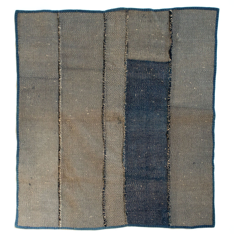 Sashiko Indigo Blanket Multi Layer Indigo Boro Patched Japanese Antique Cloth