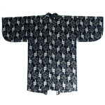 Womans's Kasuri Kimono | Hand-Sewn Indigo Ikat