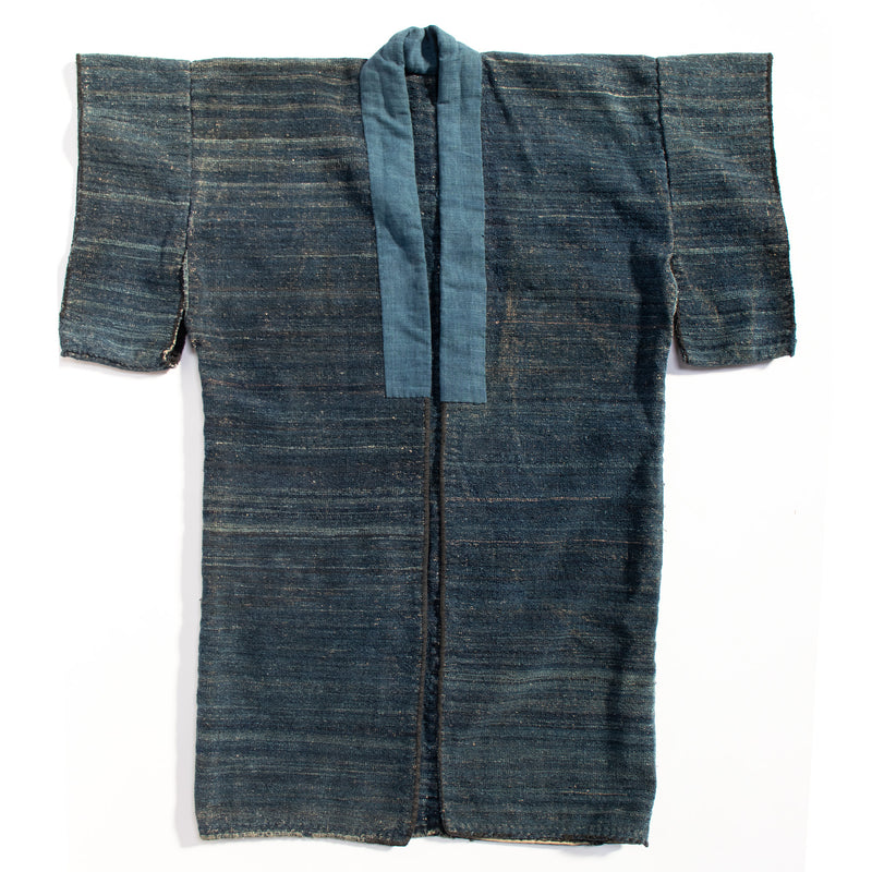 Sakiori Farmer's Jacket | Japanese Indigo Folk Textile | Noragi