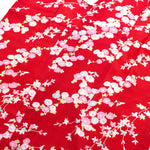 Women's Kimono w/ White, Black and Pink Flowers