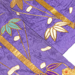 Brocade Uchikake Purple/Gold w/Red Lining
