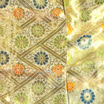 Hakama - Gold, Floral &  Brick Pattern