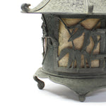 Bronze Lantern with Floral Motif