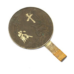 Japanese Antique Bronze Hand Mirror