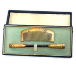 Antique Japanese Kushi and Kogai Comb Set