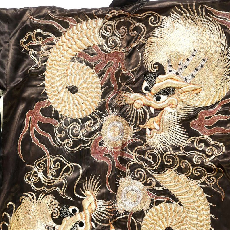 Silk Kimono with Dragons