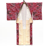 Meisen Silk Kimono with Bamboo Motif