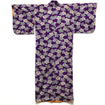 Meisen Silk Purple Floral Kimono