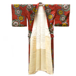Meisen Silk Kimono with Floral Motif