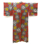 Meisen Silk Kimono with Floral Motif