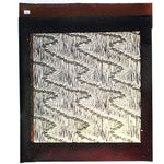 Pair of Katagami Japanese Lacquered Paper Stencil
