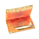 Ladies Brocade Wallet with Bronze Mirror