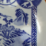 Arita Ware Dish with Shōchikubai motif - Japanese Blue and White