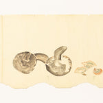 Antique Vegetable Hand Scroll Japanese