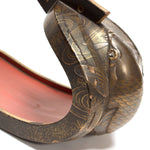 Lacquered Abumi Stirrups with Koi Motif
