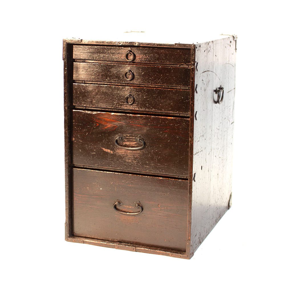 Japanese Storage Cabinet - Cedar & Iron