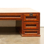Takayama Keyaki Wood Desk  - Early 20th Century Writing Table