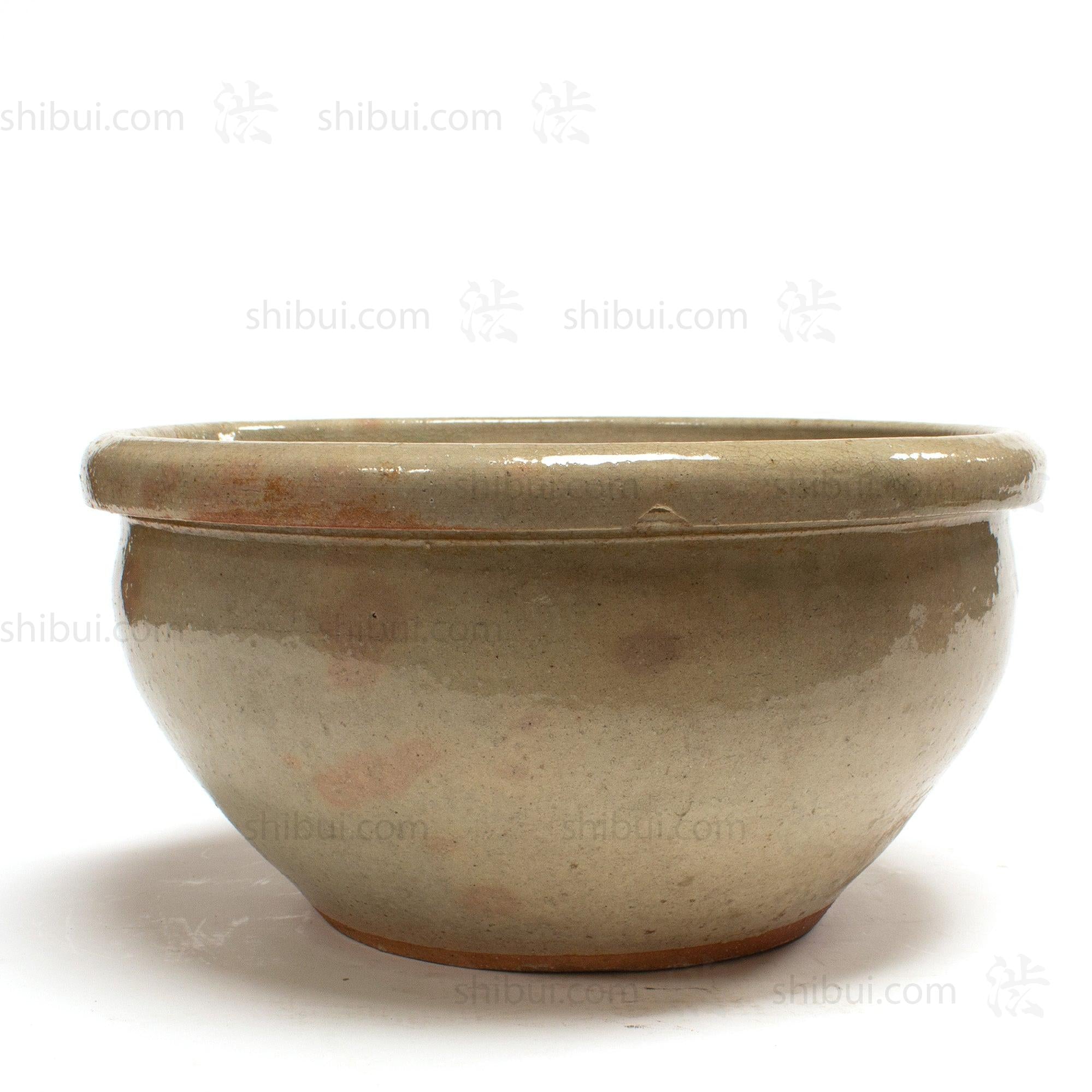 Antique Seto Stoneware Bowl