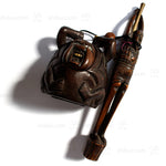 Tobacco Pouch with Pipe Case and Pipe