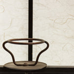 Maru Andon Japanese Antique Floor Lamp