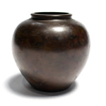 Vintage Bronze Vase in the form of a Tea Jar