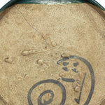 Vintage Ceramic Daruma Oil Plate from Mino