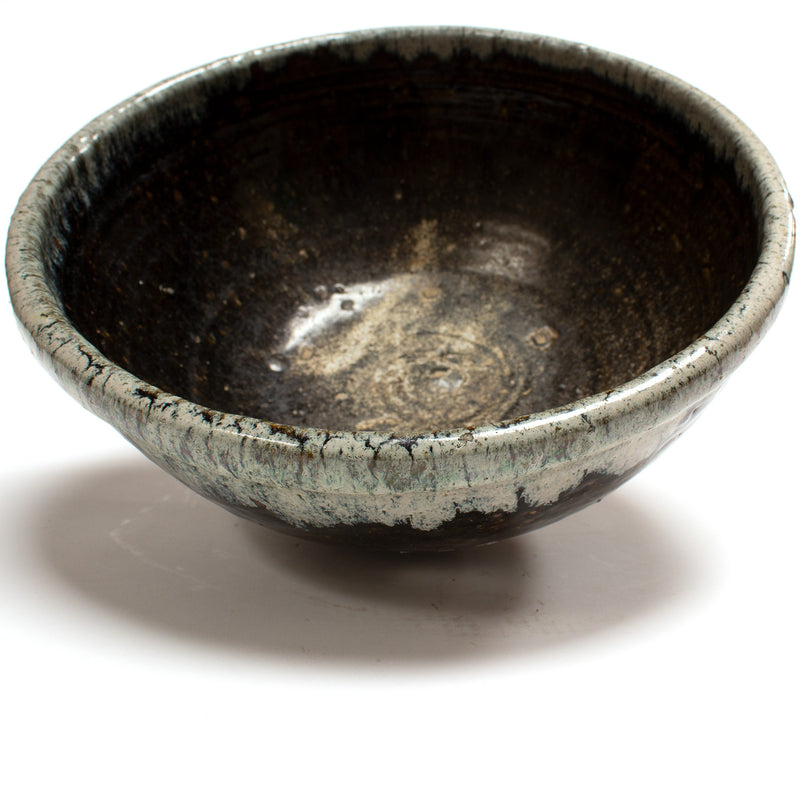 Tatenoshita Japanese Antique Glazed Ceramic Bowl
