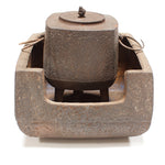 Furogama - Cast Iron Kettle for Tea Ceremony - Japanese Antique