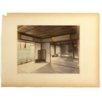 Japanese Antique Hand Tinted Photography | Interior of a Traditional House